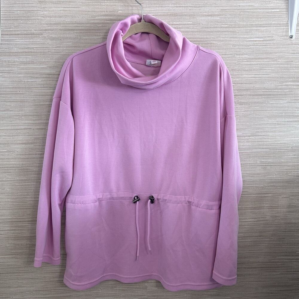 LuLaRoe Teresa Cinched Drawstring cowl Neck Pullover women's size M